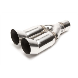 TA-TECHNIX rozsdamentes kipufogóvég, 2× 76 mm DTM