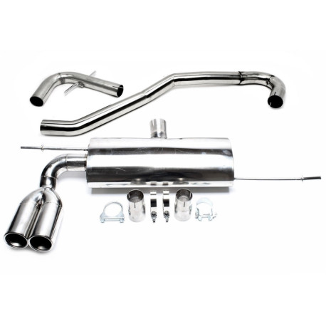 TA Technix KIPUFOGÓRENDSZER TA-TECHNIX rozsdamentes verseny kipufogó Audi A3 8P-hez, 2× 76 mm | race-shop.hu