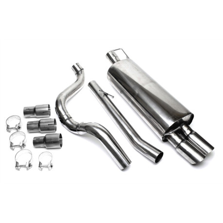 TA Technix KIPUFOGÓRENDSZER TA-TECHNIX rozsdamentes verseny kipufogó Audi A3 8L-hez, 2× 76 mm | race-shop.hu