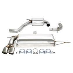 TA-TECHNIX rozsdamentes cat-back kipufogó VW Golf V 1K 2003+-hoz, 2× 80 mm