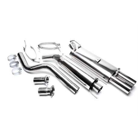 TA Technix KIPUFOGÓRENDSZER TA-TECHNIX rozsdamentes cat-back kipufogó Opel Kadett E CC/kabrió-hoz, 2× 76 mm | race-shop.hu