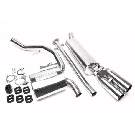 TA Technix KIPUFOGÓRENDSZER TA-TECHNIX rozsdamentes cat-back kipufogó Opel Calibra A-hoz, 2× 76 mm | race-shop.hu