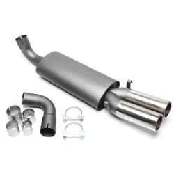 TA-TECHNIX sport hátsó kipufogódob Audi Coupe 89-hez, 2× 76 mm