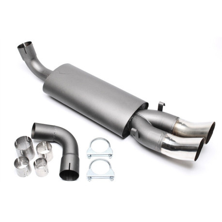 TA Technix KIPUFOGÓRENDSZER TA-TECHNIX sport hátsó kipufogódob Audi 90 89-hez, 2× 76 mm DTM | race-shop.hu