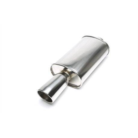 Univerzális kipufogo hangtompító TA Technix TA-TECHNIX univerzális rozsdamentes hátsó kipufogódob, 100 mm | race-shop.hu