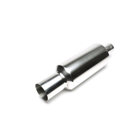 Univerzális kipufogo hangtompító TA Technix TA-TECHNIX univerzális rozsdamentes hátsó kipufogódob (kerek, egyenes vágás), 100 mm | race-shop.hu