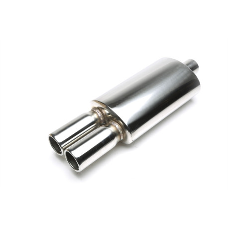 Univerzális kipufogo hangtompító TA Technix TA-TECHNIX univerzális rozsdamentes hátsó kipufogódob, 2× 76 mm | race-shop.hu