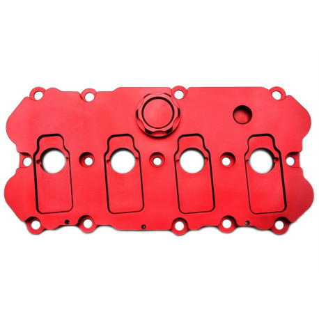 Hengerfej TA-TECHNIX alumínium szelepfedél Seat Altea (5P) 2.0 TFSI EA113-hoz, piros | race-shop.hu