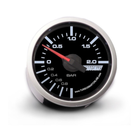 Gauges TURBOSMART turbónyomásmérő óra, 0-2 bar, 52 mm | race-shop.hu