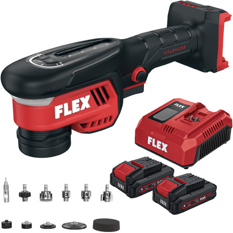 New FLEX PXCE 18-EC Set - akkus polírozógép 18 V | race-shop.hu