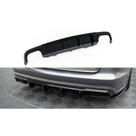 Bazár MAXTON DESIGN hátsó diffúzor Audi A6 / A6 C7 S-line/ S6 C7 Facelift-hez, V2 SÉRÜLT | race-shop.hu