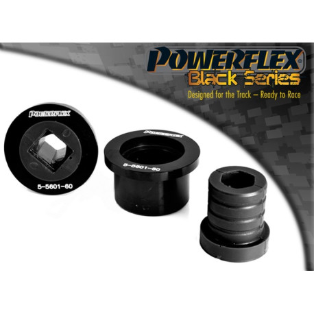 Poliuretán szilentblokkok POWERFLEX első lengőkar, hátulsó szilent, alumínium BMW E46 3 Series Compact, 60 mm (Black) | race-shop.hu