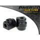 POWERFLEX hátsó stabilizátor szilent BMW E46 3 Series Compact, 18 mm (Black)
