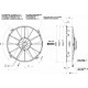 Ventillátorok 24V Univerzális elektromos ventillátor SPAL 305mm - nyomó, 24V | race-shop.hu