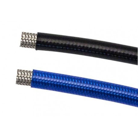 Olajcsövek Teflon cső fonott roszdamentes és PVC védő felülettel AN3 (3,17mm) | race-shop.hu