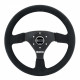 Kormányok 3 küllős sportkormány Sparco R323, 330mm, velúr, 39mm mélység, fekete | race-shop.hu