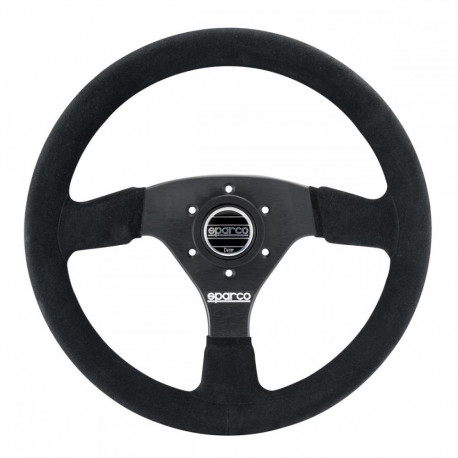 Kormányok 3 küllős sportkormány Sparco R323, 330mm, velúr, 39mm mélység, fekete | race-shop.hu