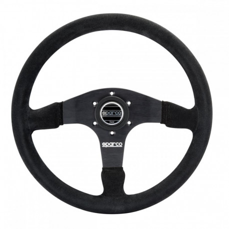 Kormányok 3 küllős sportkormány Sparco R375, 350mm, velúr, 36mm mélység, fekete | race-shop.hu