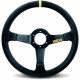 Kormányok 3 küllős sportkormány Sparco R345, 350mm, velúr, 63mm mélység, fekete/sárga | race-shop.hu