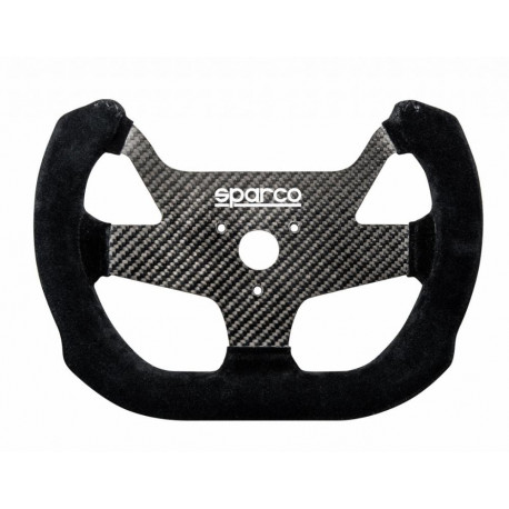 Kormányok 5 küllős sportkormány Sparco F-10 C, 270mm, velúr, mélység nélkül, fekete/karbon | race-shop.hu