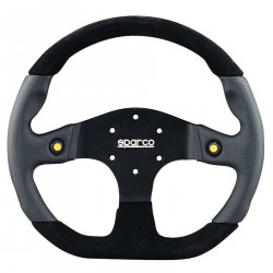 3 küllős sportkormány Sparco L999, 330mm, alcantara, mélység nélkül, fekete/sárga/szürke