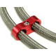 Cable covers and holders Alumínium hüvely 2 cső vagy kábel rögzítéséhez | race-shop.hu