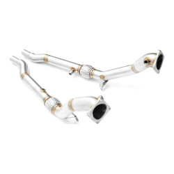 RM MOTORS downpipe AUDI A6 2.7 biturbo-hoz