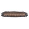 Heat shield for exhaust Thermotec CARBON, 9,5x30cm