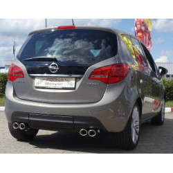 Gr.A Duplex Kipufogó Opel Meriva B - engedéllyel ECE (961173D-X)