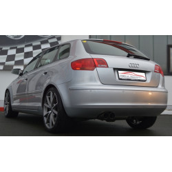 76mm Kipufogó Audi A3 8P Sportback - engedéllyel ECE (981036T-X3-X)