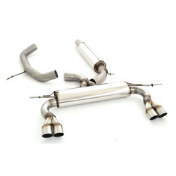 76mm Kipufogó rendszer- Duplex VW Golf V GTI + Edition 30 / GT - engedéllyel ECE (991425G-X3-X)