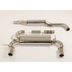3"(76mm) Duplex Kipufogó VW Golf IV - engedéllyel ECE (991428RLD-X3-X)