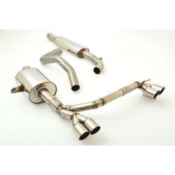 3"(76mm) Duplex Kipufogó Renault Megane III Grandtour (Typ Z) inkl. GT - engedéllyel ECE (991912-X3-X)