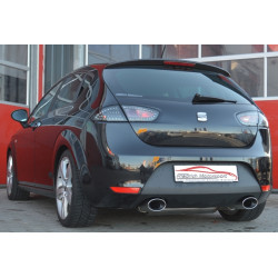 76mm Kipufogó rendszer- Duplex Seat Leon 1P - engedéllyel ECE (992714T-X3-X)