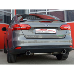 Duplex Sport Kipufogódob Ford Focus III sedan - engedéllyel ECE (921202ALD-X)