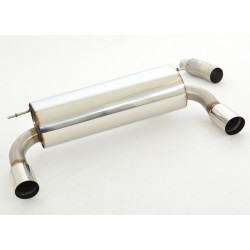 76mm Sport Kipufogódob- Duplex (rozsdamentes acél) - engedéllyel ECE (971367AMD-X3-X)