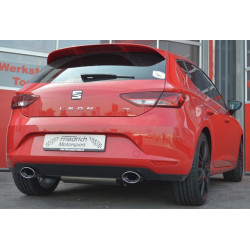 76mm Sport Kipufogódob- Duplex Seat Leon 5F inkl. FR a SC - engedéllyel ECE (972750D-X3-X)