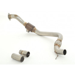 76mm Downpipe 200CPSI sport katalizátor Ford Mustang Coupe a Cabrio (981206T-X3-DPKAHJS)