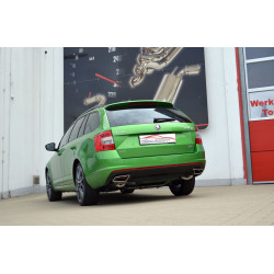76mm Kipufogó rendszer- Duplex Skoda Octavia RS 5E - engedéllyel ECE (992512AT-X3)