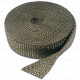 Átfolyó szemek Thermotec kipufogó bandázs, Carbon-Titánium, leömlőkre és kipufogócsövekre,50mm x 15m | race-shop.hu