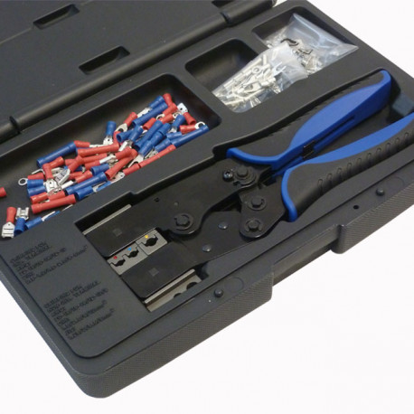 Cables, eyelets, connectors Elektromos krimpelő készlet | race-shop.hu