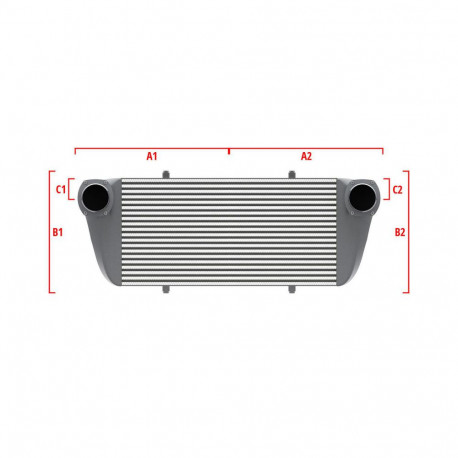 Méretre gyártva Performance intercooler Wagner Méretre gyártva 600mm x 300mm x 90mm | race-shop.hu