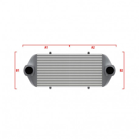 Méretre gyártva Performance intercooler Wagner Méretre gyártva 600mm x 300mm x 90mm | race-shop.hu