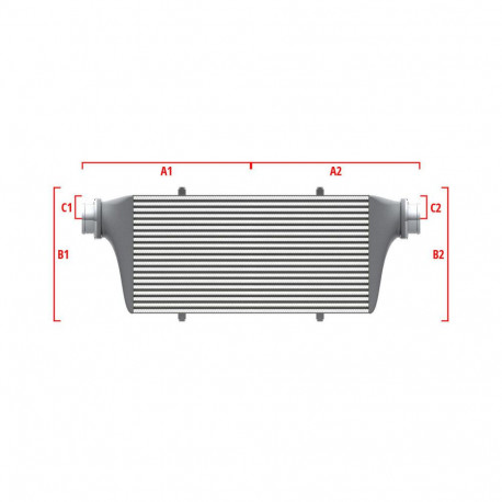 Méretre gyártva Competition intercooler Wagner Méretre gyártva 600mm x 300mm x 90mm | race-shop.hu