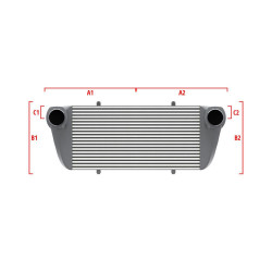 Competition intercooler Wagner Méretre gyártva 600mm x 300mm x 90mm
