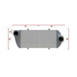 Performance intercooler Wagner Méretre gyártva 600mm x 300mm x 90mm