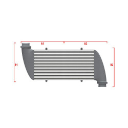 Performance intercooler Wagner Méretre gyártva 700mm x 300mm x 90mm