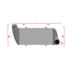 Competition intercooler Wagner Méretre gyártva 700mm x 300mm x 90mm