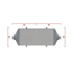 Performance intercooler Wagner Méretre gyártva 500mm x 400mm x 100mm