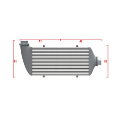 Performance intercooler Wagner Méretre gyártva 650mm x 400mm x 100mm